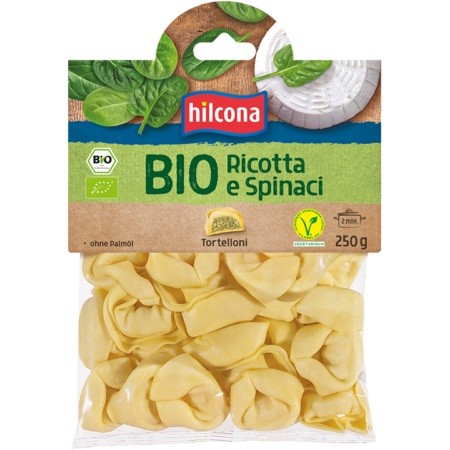 Hilcona Tortelloni Ricotta Spinat, 250 gr Packung