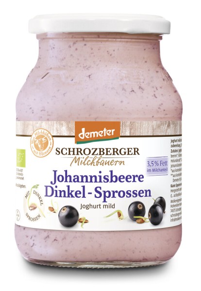 Schrozberger Milchbauern Dem. Johannisbeere-Dinkel