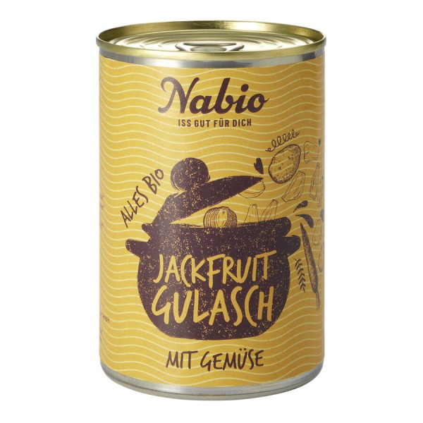 Nabio Jackfruit Gulasch, 400 gr Dose