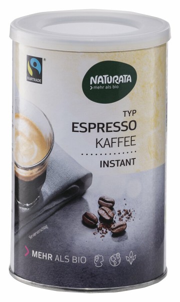 Naturata Espresso Bohnenkaffee, Instant, 100 gr Do