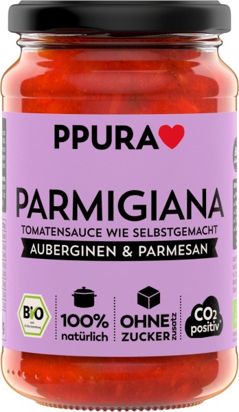PPURA Sugo Parmigiana, 340 gr Glas
