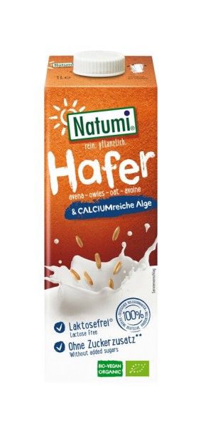 Natumi Hafer Calcium Alge Drink, 1 L Packung
