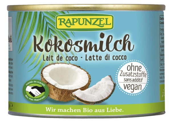 Rapunzel Kokosmilch HIH, 200 ml Dose