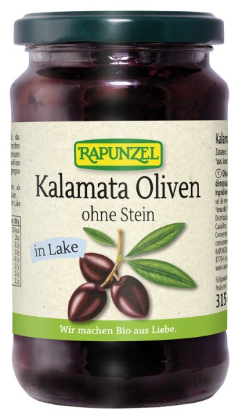 Rapunzel Kalamata Oliven violett, ohne Stein, in L