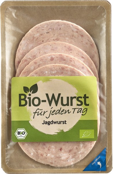 Die Bio-Wurst Bio Bierschinken, 80 g Packung
