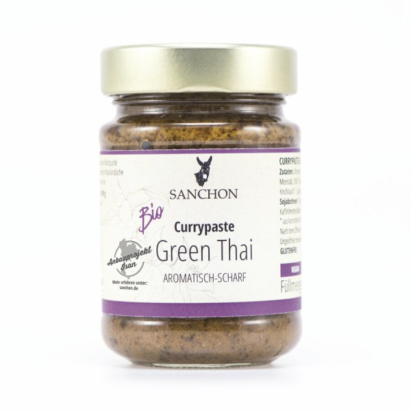 Sanchon Green Thai Curry Paste aromatisch-scharf,