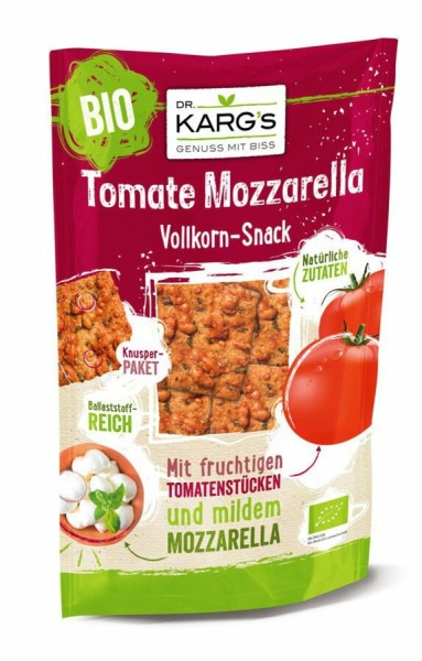 DR. KARG Knäcke Snack Tomate Mozarella, 110 g Beut
