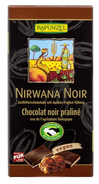 Rapunzel Nirwana Noir 55% mit dunkler Praliné-Füll