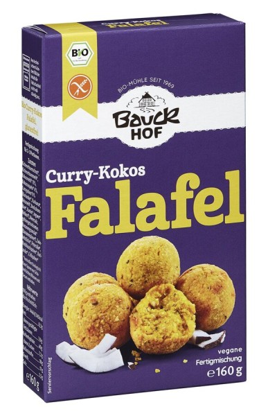 Bauckhof Falafel Curry-Kokos glutenfrei, 160 gr St