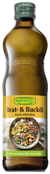 Rapunzel Brat- und Backöl, 0,5 ltr Flasche