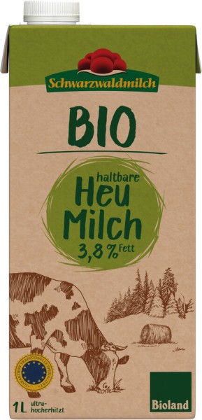 Schwarzwaldmilch BIO Heu H-Milch 3,8%, 1 L Packung