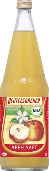 Beutelsbacher Apfelsaft Streuobst, 1 ltr Flasche