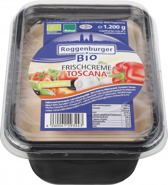 Roggenburger Frischcreme Lachs, 1,2 kg Schale
