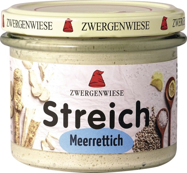 Zwergenwiese Meerrettich Streich, 180 gr Glas