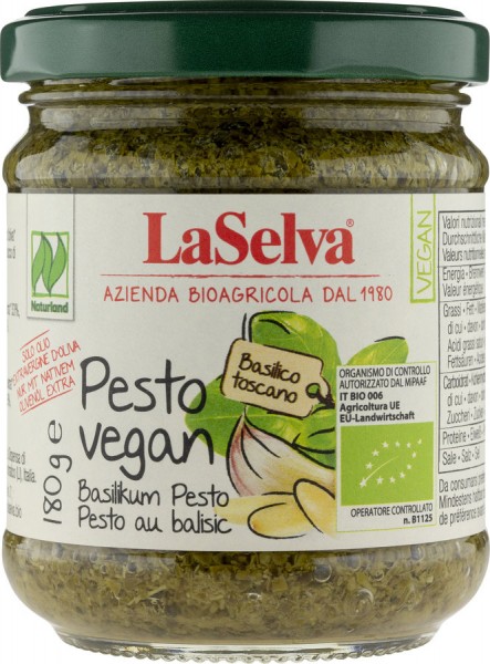 Pesto Vegan - Basilikum Pesto 180g