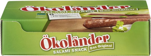 Ökoland Ökoländer Salami-Snack, 25 gr Stück