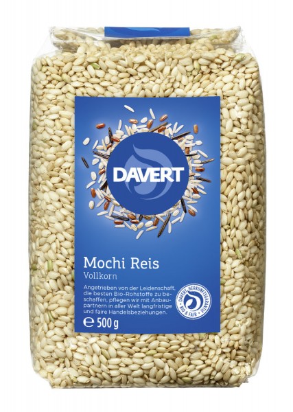Mocchi Reis, süßer Vollkornreis 500g