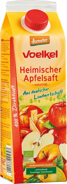 Voelkel Heimischer Apfelsaft, 1 ltr Elopak - Demet