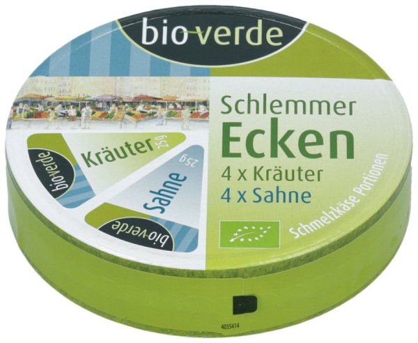 bio-verde Schlemmer-Ecken Sahne/Kräuter, 200 gr Sc