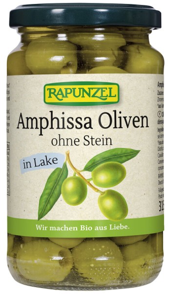Rapunzel Amphissa Oliven grün, ohne Stein, in Lake