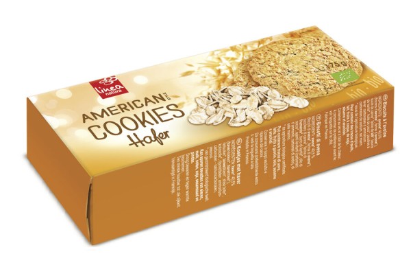 linea natura American Hafer Cookies, 175 g Packung