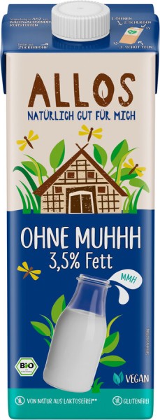 Allos Ohne Muhhh Drink 3,5% Fett, 1 ltr Packung