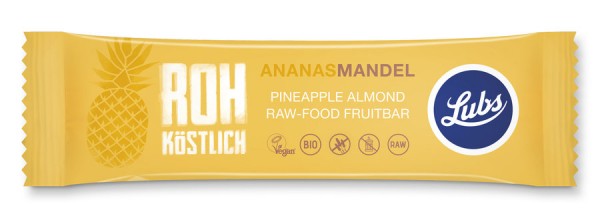 ROH köstlich - Ananas Mandel Riegel 48g