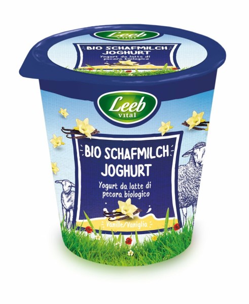 Leeb Vital Schafjoghurt Vanille, 125 gr Becher