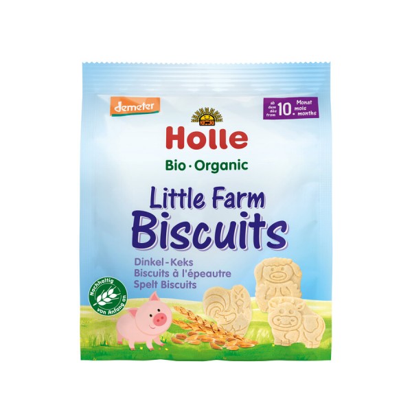 Holle Little Farm Biscuits, 100 g Stück