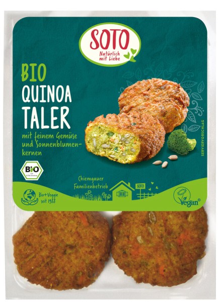 SOTO Quinoa-Taler, 195 gr Packung