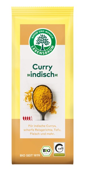 Lebensb Currypulver Indisch, 50 gr Packung