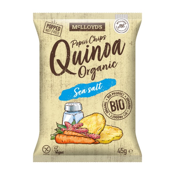 Popiii Chips Mais Quinoa Sea Salt 45g