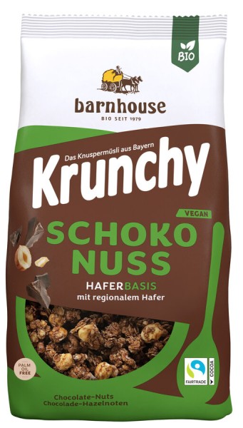 Barnhouse Krunchy Schoko-Nuss, 375 gr Packung