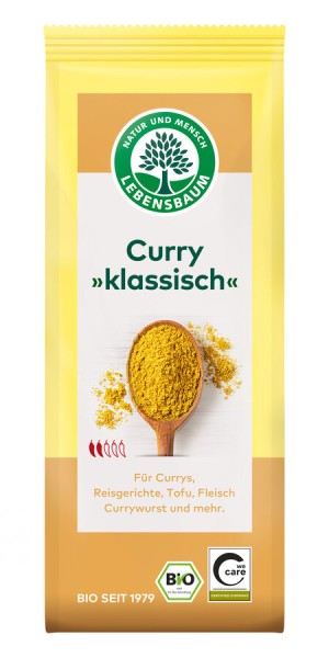 Lebensb Currypulver, klassisch, 50 gr Packung