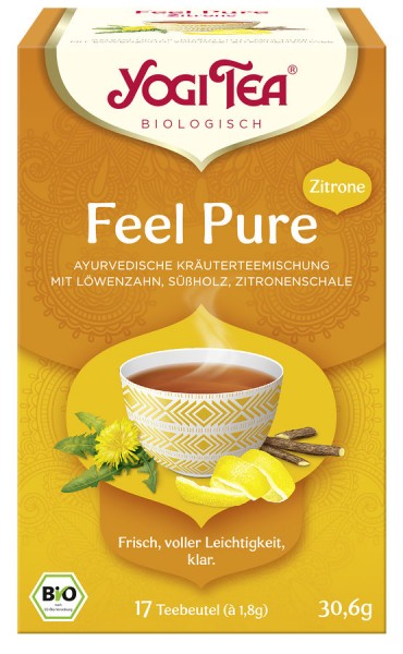 Yogi Tea Feel Pure Zitrone 17x1,8g