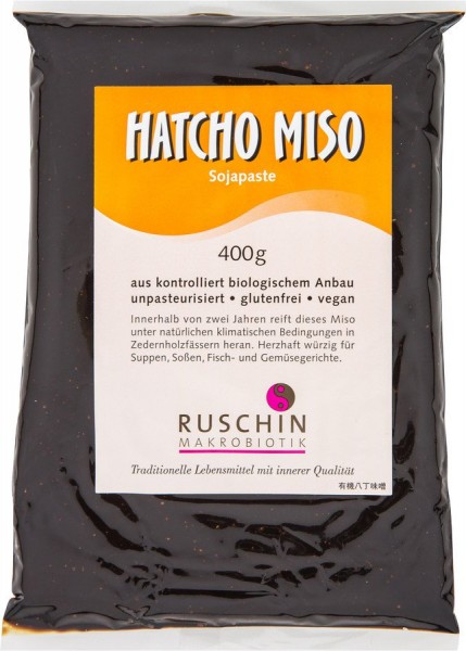 Ruschin Hatcho Miso, unpasteurisiert, 400 gr Packu