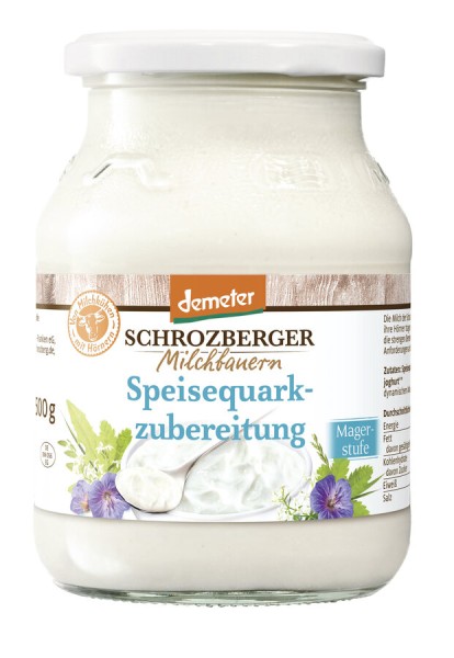 Schrozberger Milchbauern Speisequarkzubereitung Ma