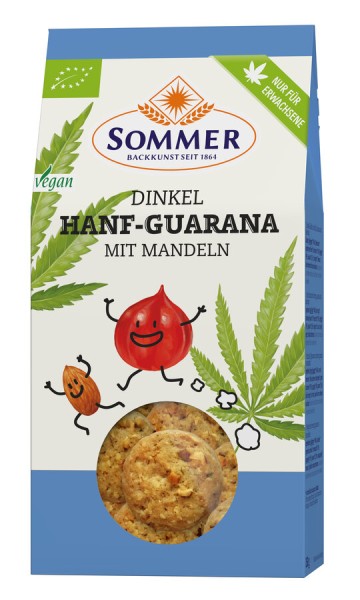 Sommer &amp; Co. Dinkel Hanf-Guarana mit Mandel, 150 g