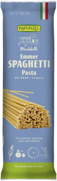 Rapunzel Emmer-Spaghetti Semola, 500 gr Packung