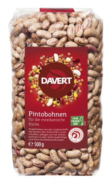 Davert Pinto Bohnen, 500 gr Packung