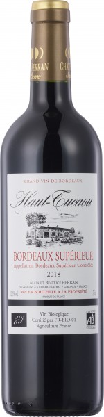 chateau ferran Haut Tucaou Bordeaux Superieur AOC 2019, 0,75 ltr Flasche , rot