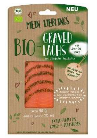 Mein Lieblings Graved Lachs, 80 g Packung