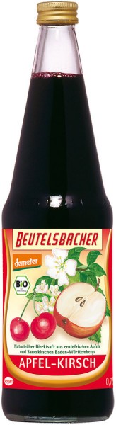 Beutelsbacher Apfel-Kirschsaft, 0,7 ltr Flasche -