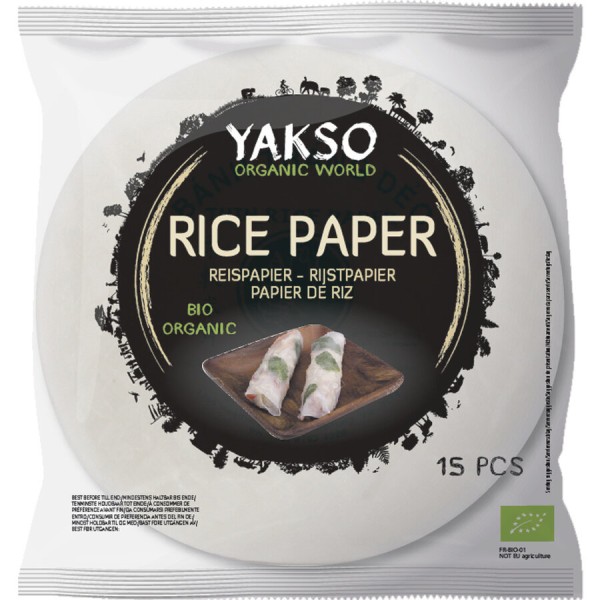 Yakso Rice Papier, 15 St, 150 gr Packung