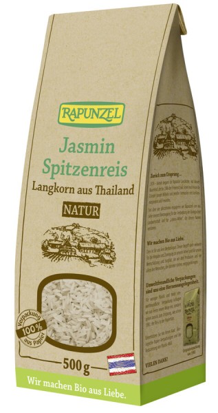Rapunzel Jasmin Spitzenreis Langkorn natur - Vollk