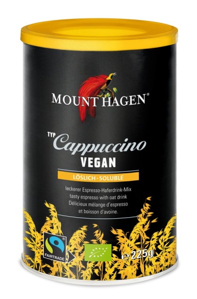 Mount Hagen Cappuccino Vegan, 225 gr Dose