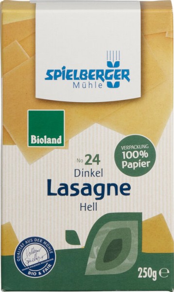 Spielberger Dinkel-Lasagne, bioland, 250 gr Packun