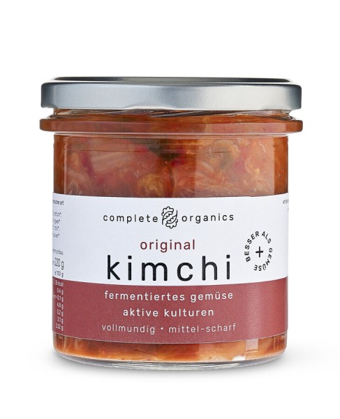 completeorganics original kimchi, 240 g Glas
