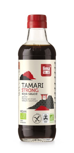 Lima Tamari Strong, Sojasauce, 250 ml Flasche -glu