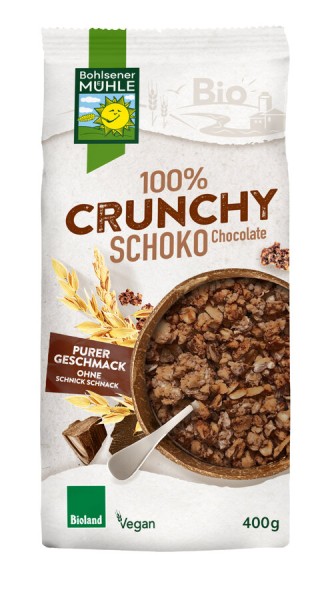 Bohlsener Mühle 100 % Schoko Crunchy, 400 gr Packu
